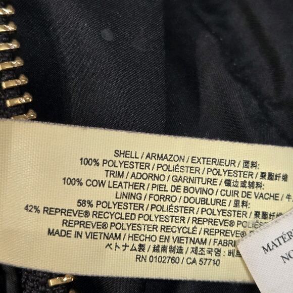 Kate Spade Black Quilted Backpack Gold Tone Hardware Designer Luxury Preppy - Picture 11 of 11